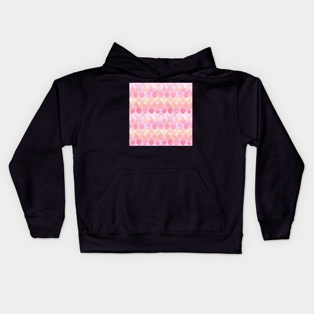 Rose scales Kids Hoodie by krinichnaya